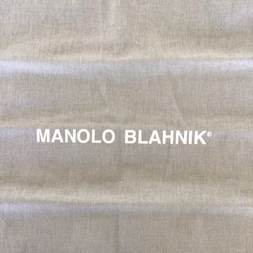 MANOLO BLAHNIK SHOE DUSTBAG